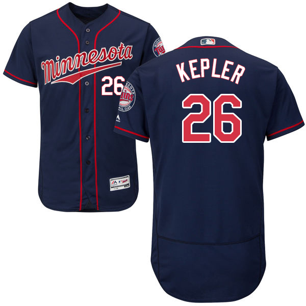 Twins #26 Max Kepler Navy Blue Flexbase Authentic Collection Stitched MLB Jersey - Click Image to Close